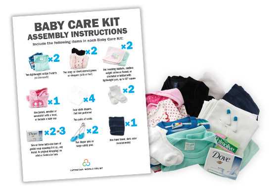 Baby Care Kit Assembly Signs