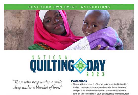National Quilting Day 2023: Host Your Own Event Instructions