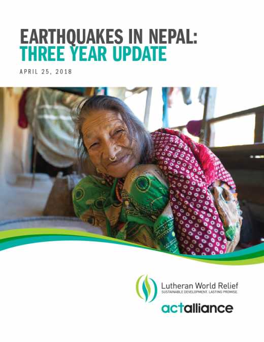 Earthquakes in Nepal: Three Year Update