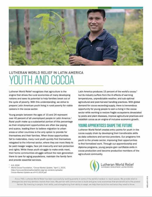 Youth and Cocoa in Latin America